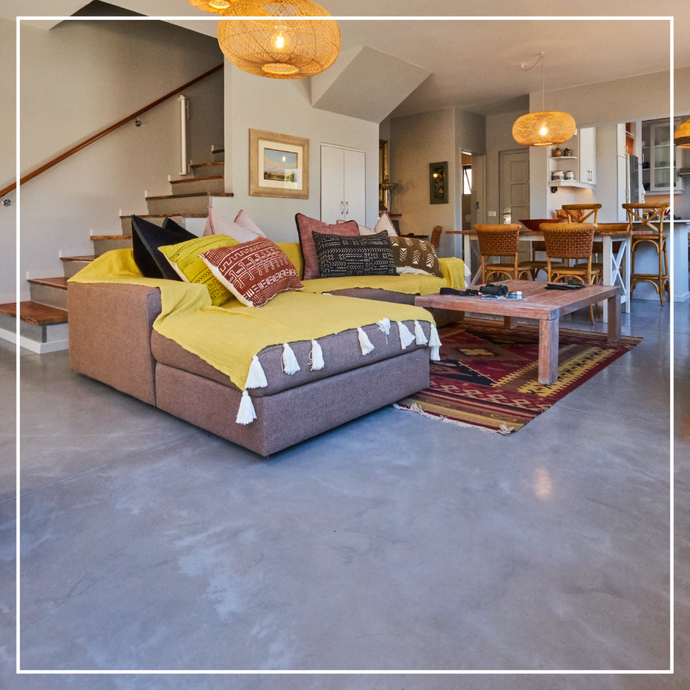 Cemcrete Residential Featured Project Rustic Beach House With CreteCote Dune Floors